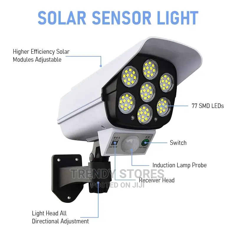 Monitoring Solar Lamp With Sensor