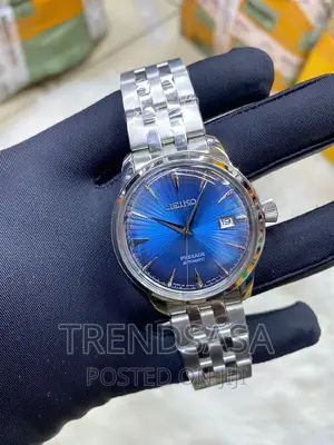Seiko Presage Stainless Steel Blue Dial Watch