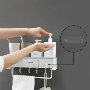 Multifunctional Punch-Free Organizer With Hanging