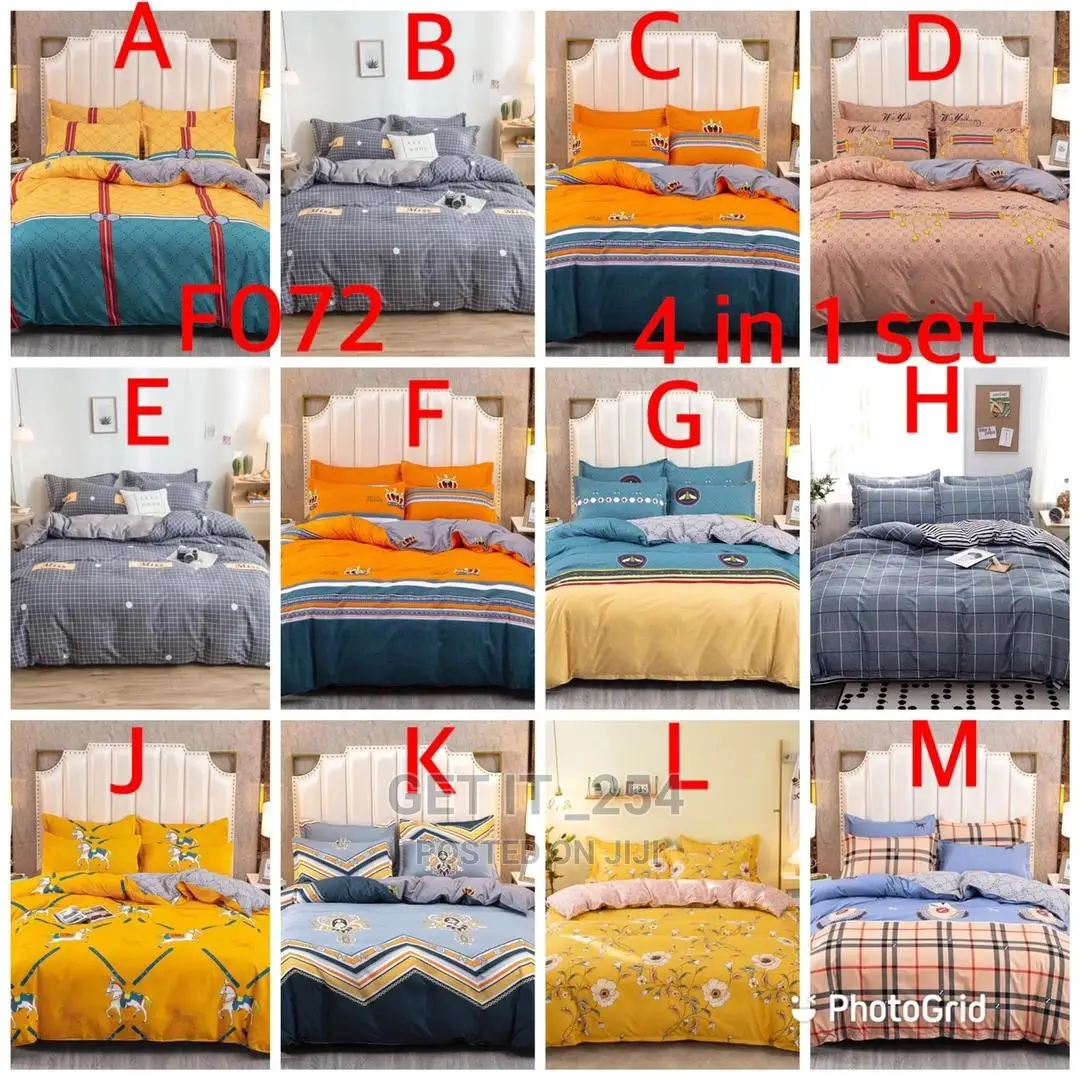 4in1 Duvet Cover Sets 6*6 Duvet Cover
Bedsheet
2case