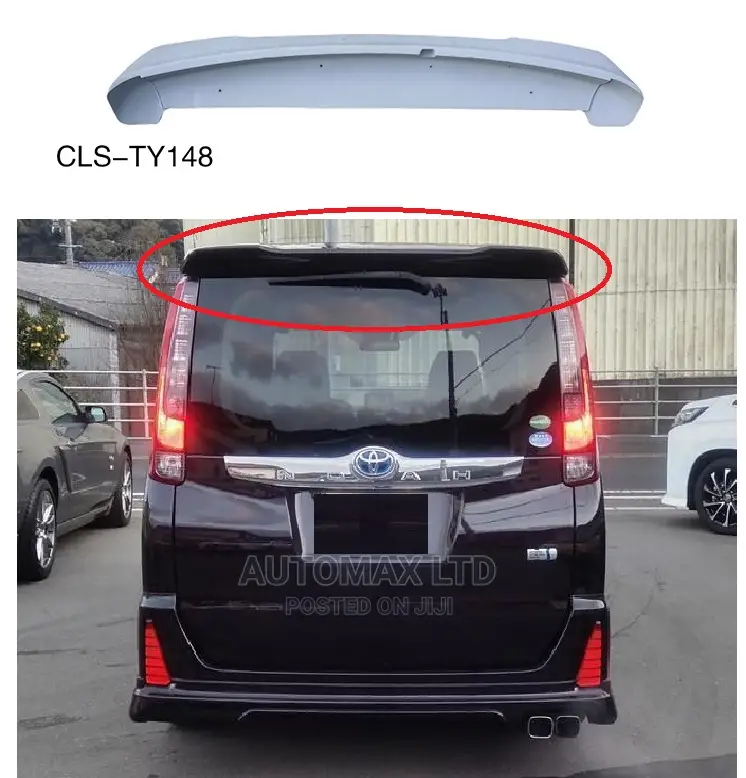 Toyota Noah /Voxy, Hybrid X. Yr2016. Rear Roof Boot Spoiler