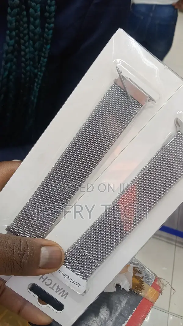 Stainless Steel Mesh Band for 42mm/44mm Apple Watch (Silver)