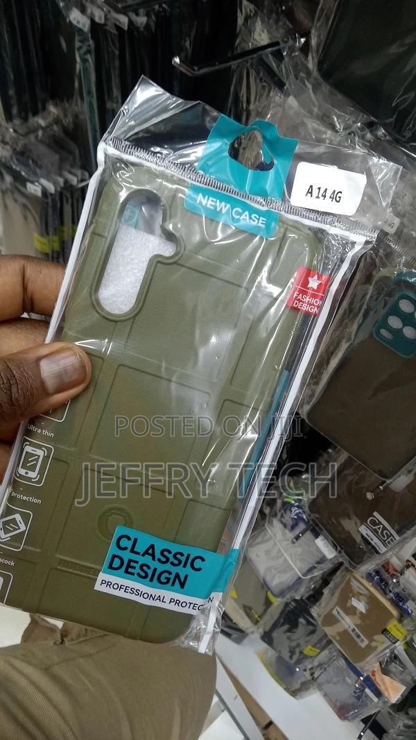 Samsung Galaxy A14 4G Full Coverage Shockproof TPU Case(Army - thumbnail 3