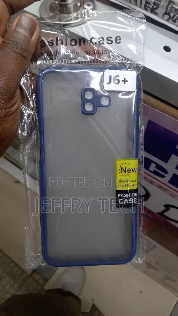 Back Cover for Smoke Samsung Galaxy J6 Plus Clear Back Shock