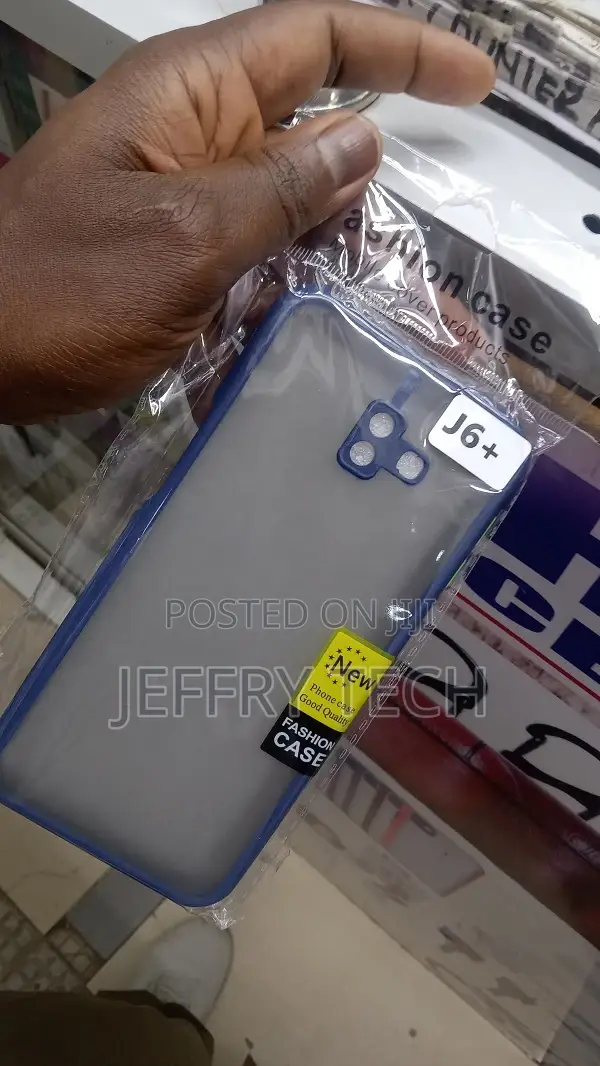 Back Cover for Smoke Samsung Galaxy J6 Plus Clear Back Shock