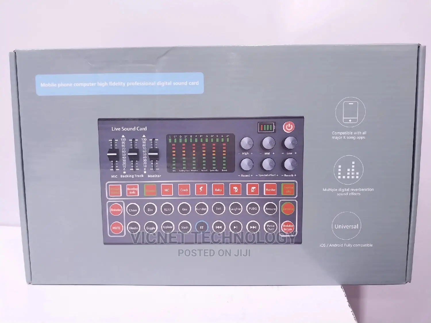 Professional Audio Mixer Live Sound Card