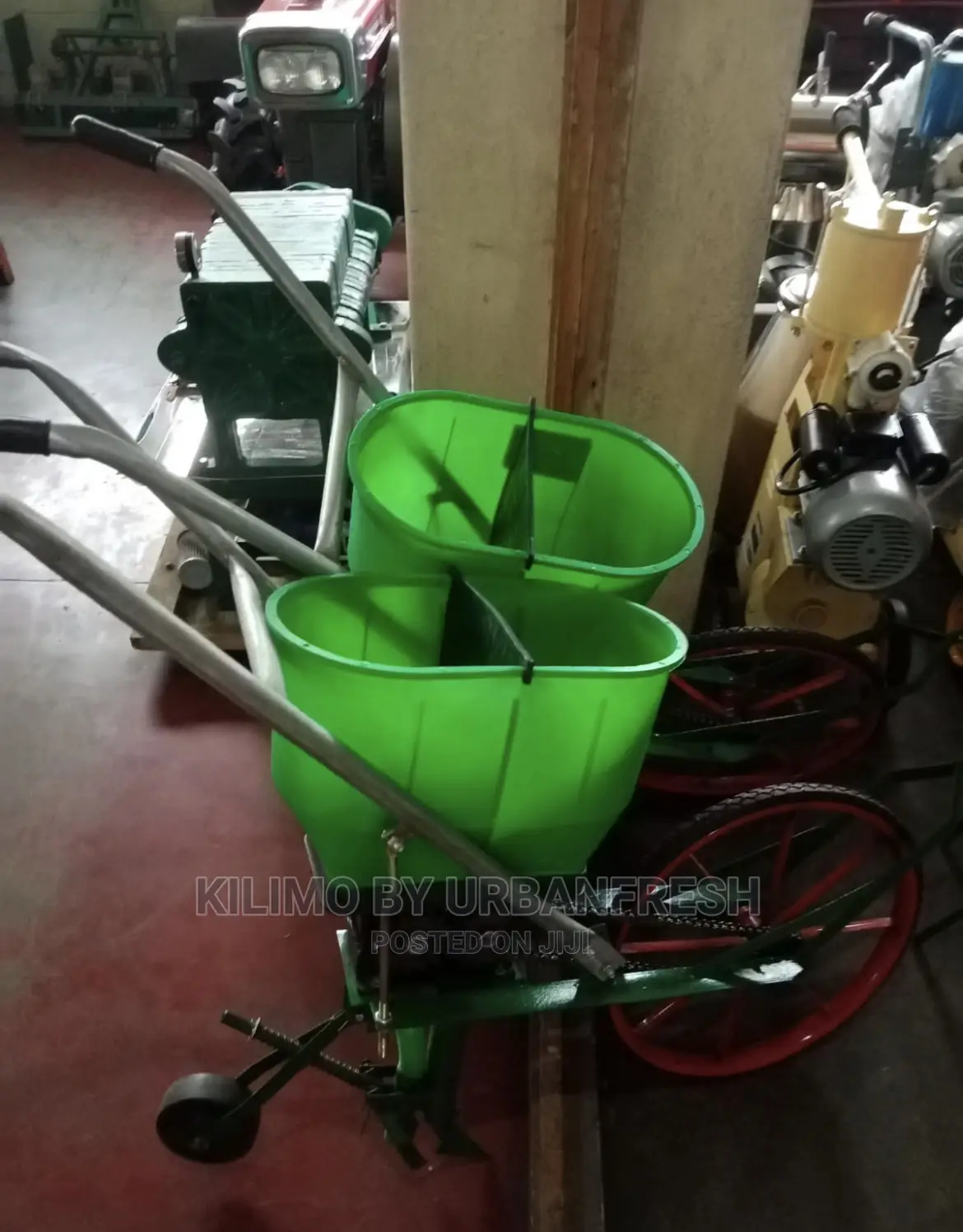 Push Seeding Planter.