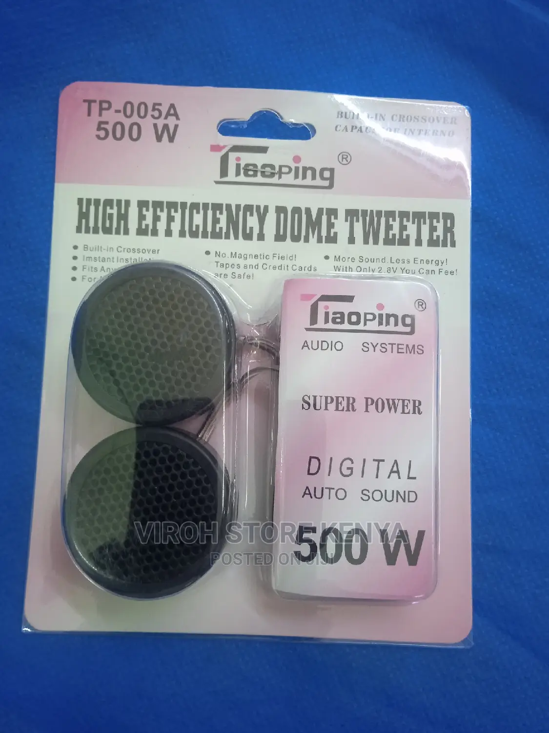 High Efficiency Dome Tweeters TP-005A 500W