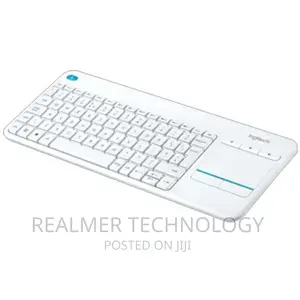 Logitech Wireless Keyboard With Touchpad Plus – White