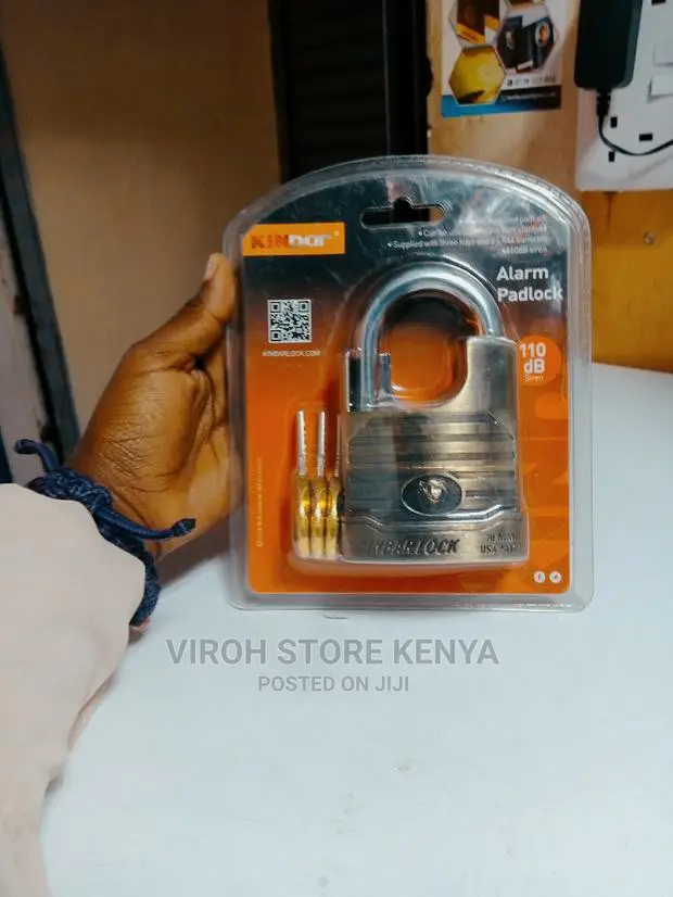 Siren Alarm Padlock - Heavy Duty With Three Keys