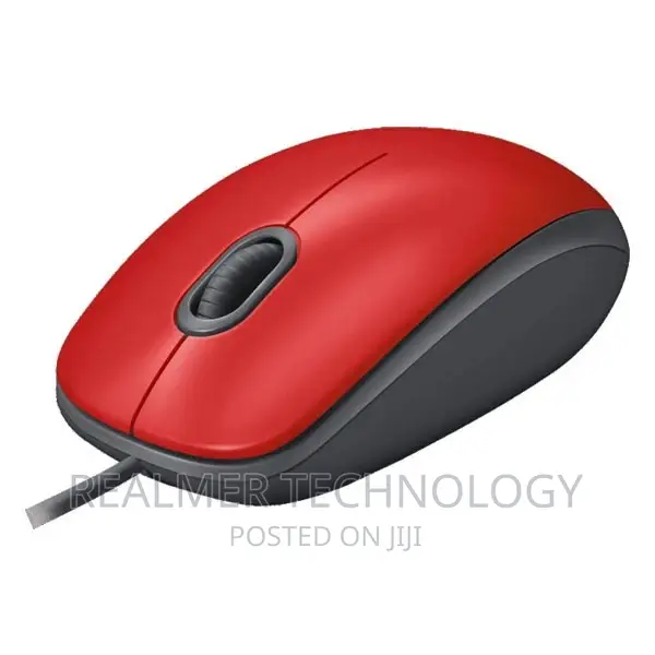 Logitech USB Silent Mouse M110 – Red – 910-005489