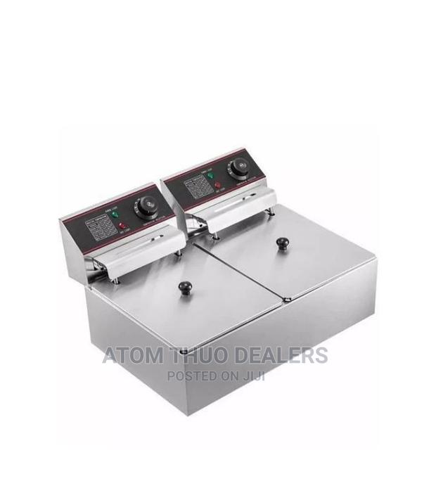 WNGREAT 6L+6L Double Electric Chips Deep Fryer Machine
 