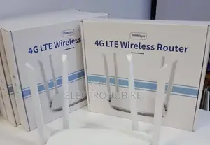 Wireless Router With 4 High-Gain External Antennas SIM Card