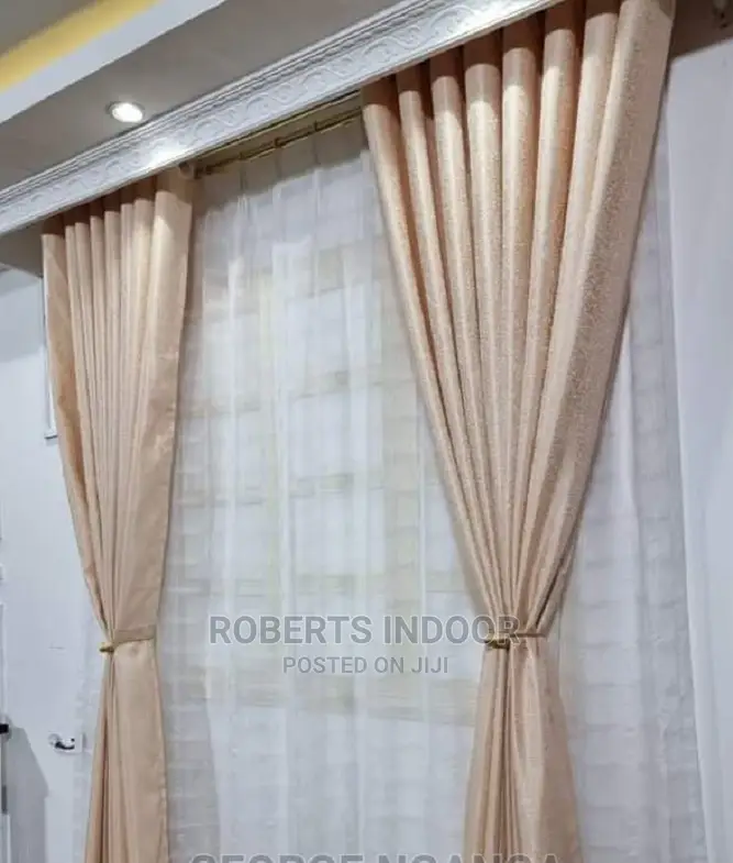 Stylish Beige Curtains