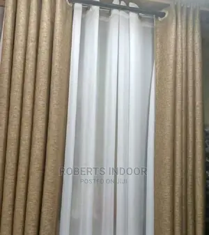 Beige Linen Curtains
