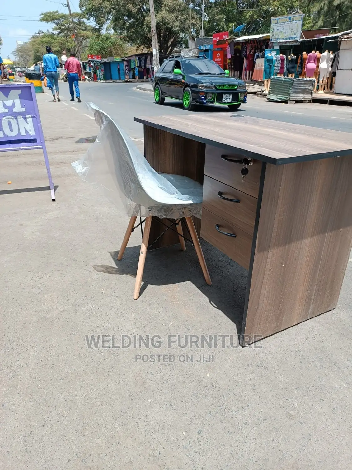 Eames Chairs, Desk Available Also