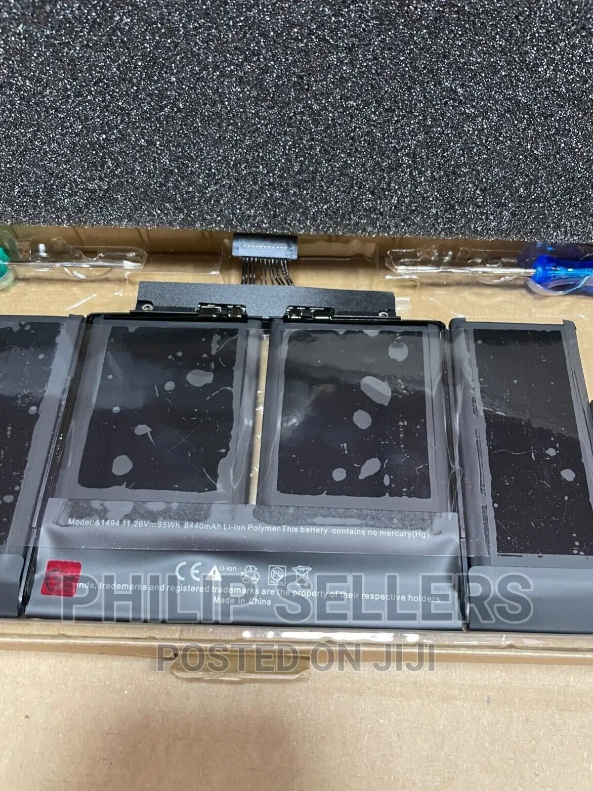 Replacement Battery for the Macbook Pro 15" A1398 2013 2014