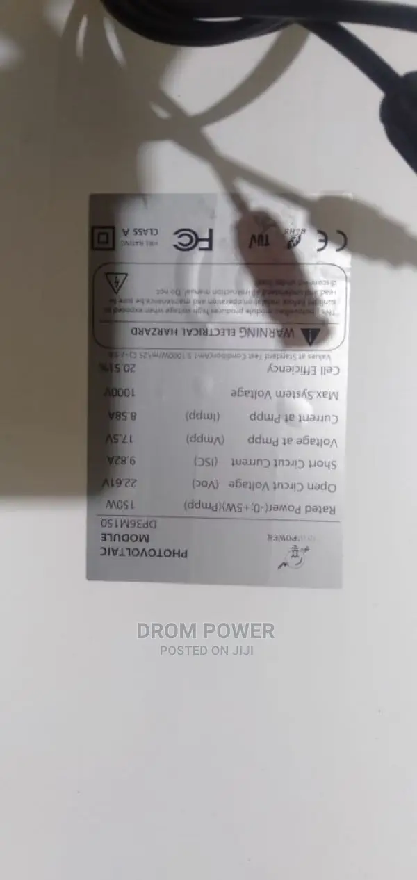 Solar Panel Drom 150w Mono