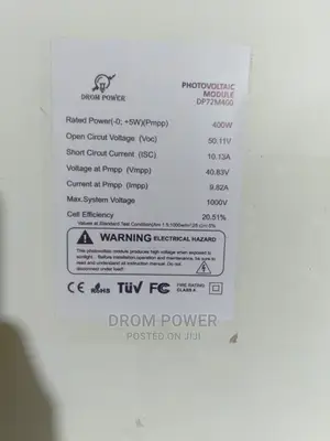 Solar Panel Drom 400w Mono