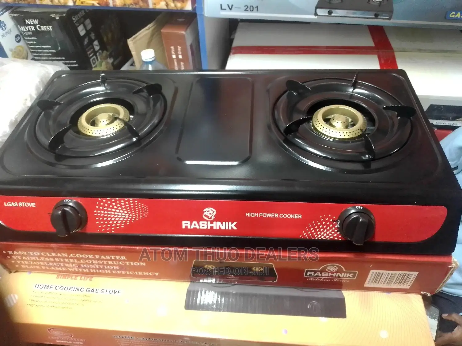 Rashnik 2 Burner Gas Stove Cooker