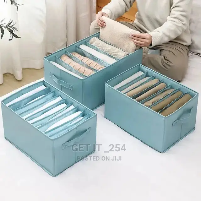 CLOTHES STORAGE ORGANIZER 9 Grid
 Colour Grey