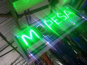 Mpesa Sign Board With Lights