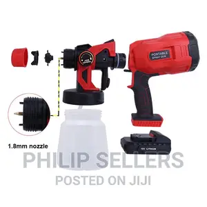 Cordless Electric Spray Gun High Pressure Paint Sprayer Tool