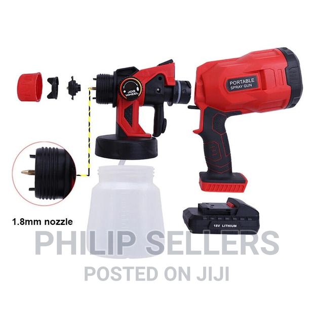 Cordless Electric Spray Gun High Pressure Paint Sprayer Tool - thumbnail 2