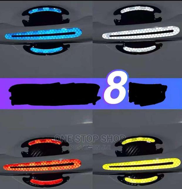 Different Colors Reflective Door Handle and Bowl Stickers