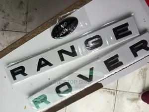 RANGE ROVER and Oval Land Rover Badge