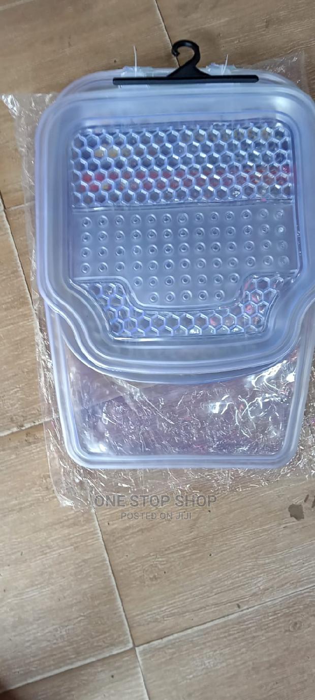 5pcs Clear Wide Car Mats - main view