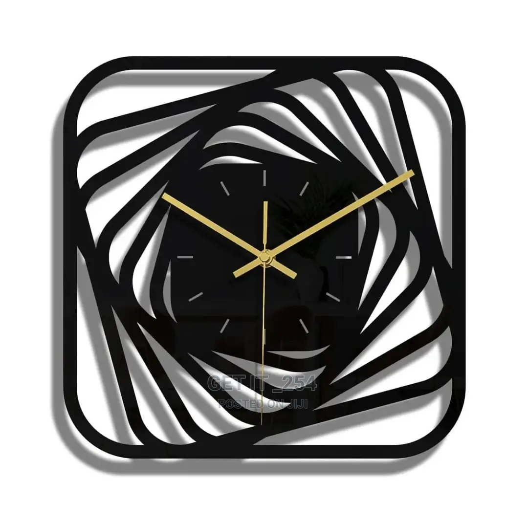 Nordic Minimalist Wall Clock Art.