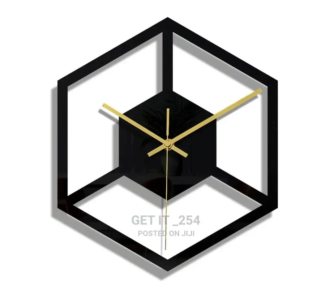 Nordic Minimalist Wall Clock Art.