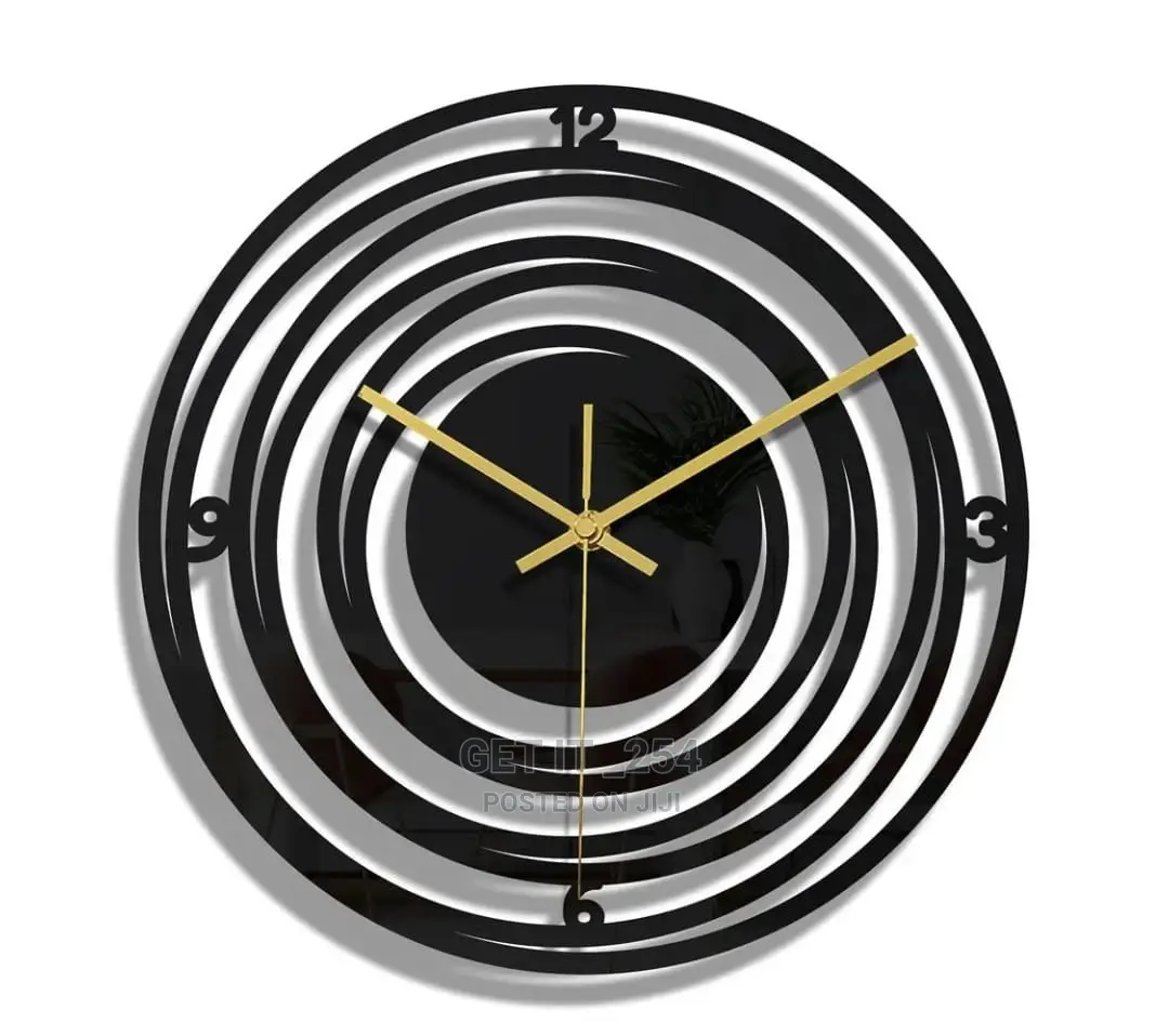 Nordic Minimalist Wall Clock Art.