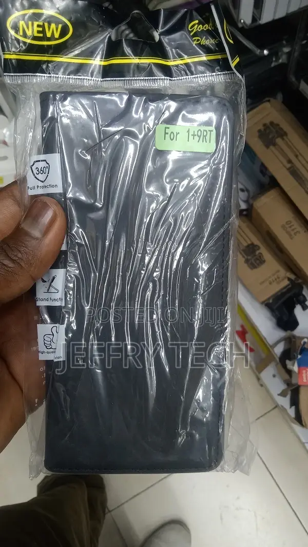 Flip Cover for Oneplus 9RT / One Plus 9RT (Black, Magnetic