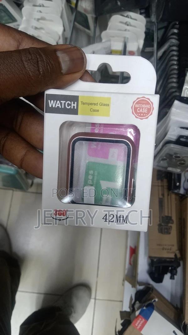 Glass+Case for Apple Watch Series 8 7 6 5 3 SE 45mm 41mm 44m