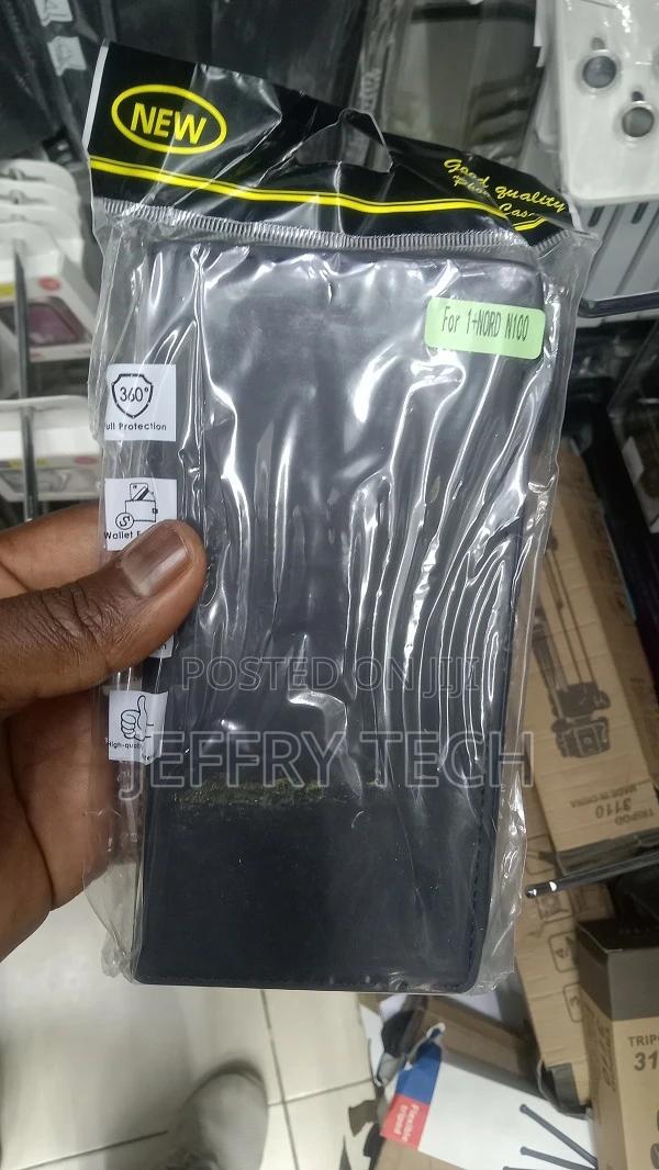 Oneplus Nord N100 Wallet Flip Case Black - main view