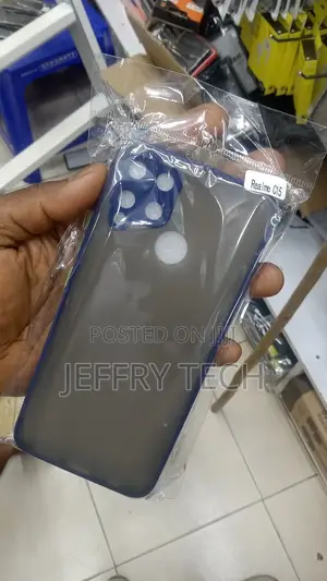 Smoke Shockproof Case for Realme C15 Dual Layer Protection S