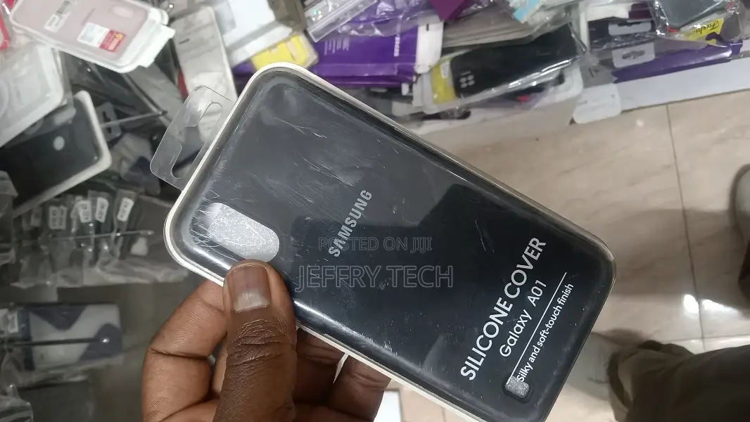 Samsung Galaxy A01 Case, With Tempered Glass Screen Protecto