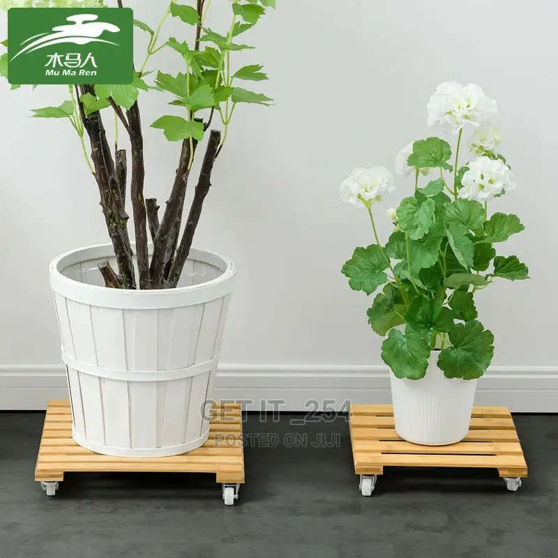 Movable Wooden Flower Stands