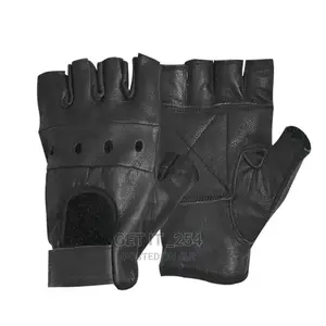 Comfortable Leather Gym Gloves