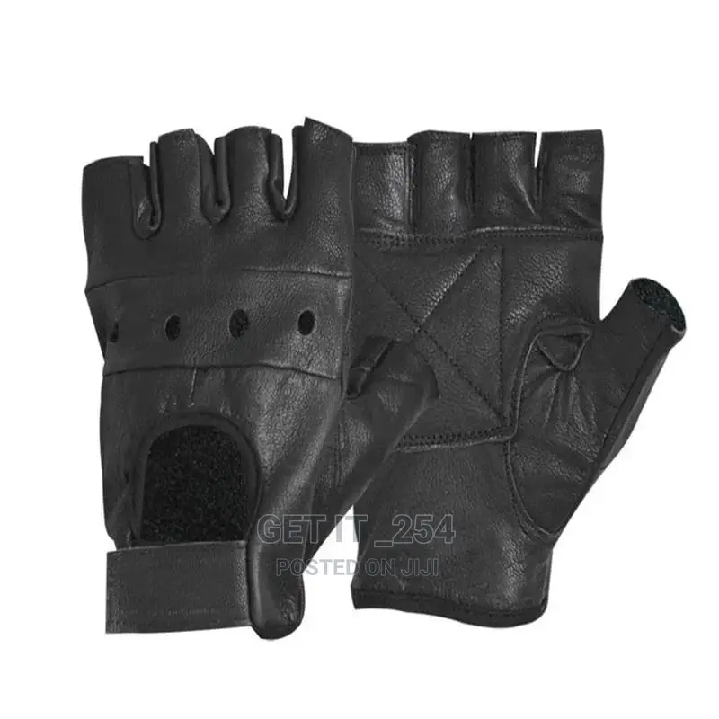 Comfortable Leather Gym Gloves