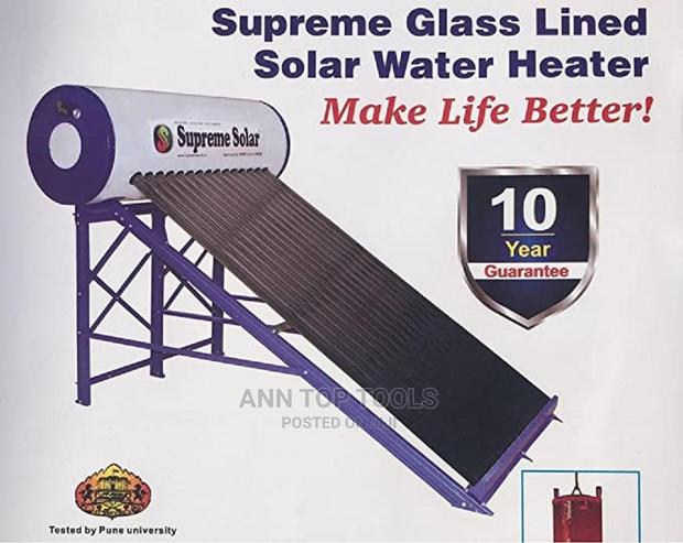 SUPREME INDIA SOLAR HEATER Non Pressurized - Glass Line 165l