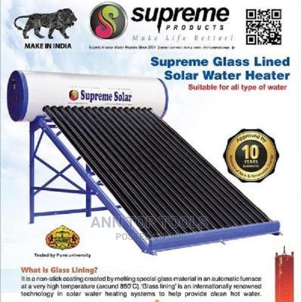 SUPREME INDIA SOLAR HEATER Non Pressurized - Glass Line 220L