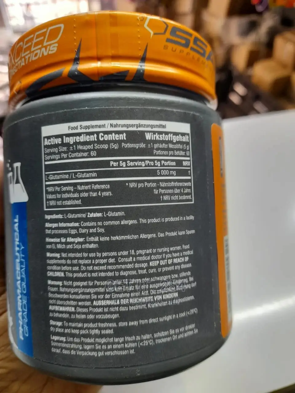 Unflavoured Glutamine