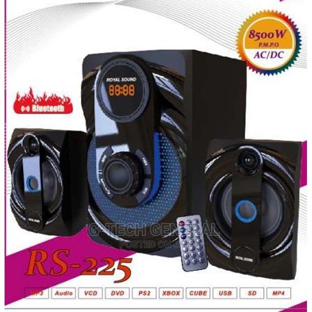 Royal Sound 2.1 CH Subwoofer Sound System BT/USB/SD/Radio