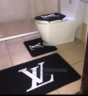 Designer Toilet Set Mats (3 Pcs)