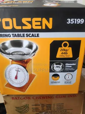 Tolsen Spring Table Scale Weighing Scale 20kg Kitchen Scale