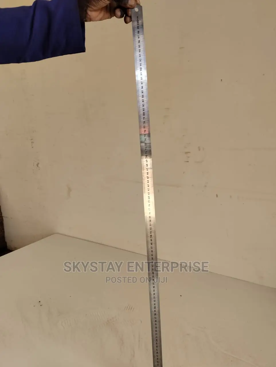 Stainless Steel Ruler 100cm 0.6mm Thick