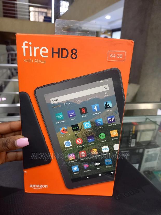 New Amazon Fire HD 8 64 GB Black - main view